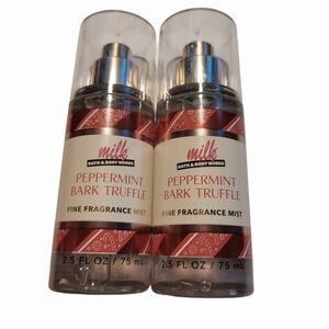 NEW BATH & BODY WORKS x MILK Peppermint Bark Truffle Fine Fragrance Mist Set